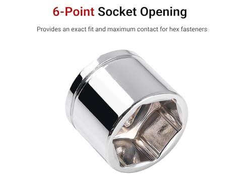 Image of TEKTON 3 /8 Inch Drive x 21 mm 6-Point Socket | SHD11121