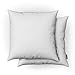 Set di 2 Cuscini 55x55, Imbottitura per cuscini - Cuscino da Interno, Cuscino Bianco da Arredo