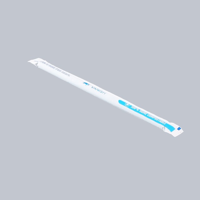 Pitillos plásticos azules 100 unidades 23 cm miniatura 6