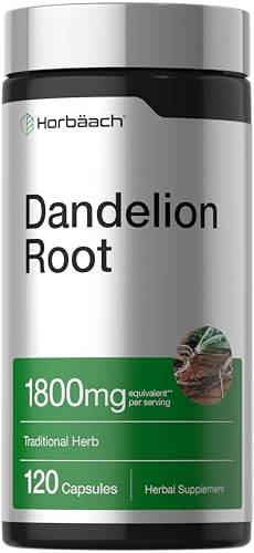 Horbäach Dandelion Root Supplement | 120 Capsules...