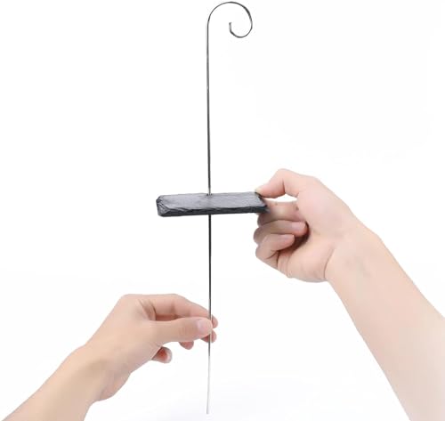 20 Stück Silberfarbene Pflanzenetikettenhaken, Gartenmarkierer, Pflanzenetikettenaufhänger, Gartenpflanzenschild, verformt, Haken, Hängestangen für Gartengestaltung und Rankhilfen