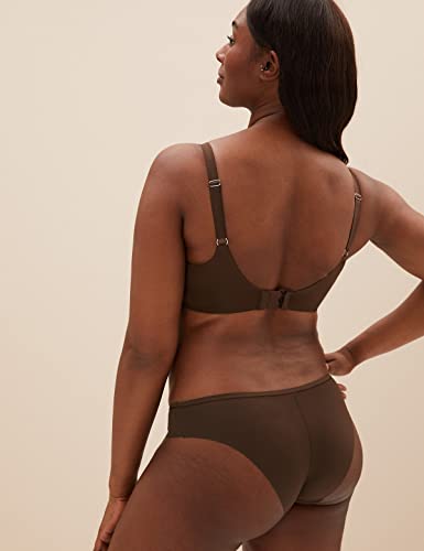 Image of Marks & Spencer Body Flexifit Womens Polyamide Blend Solid Low Rise Brazilian Knicker (Pack of 3)