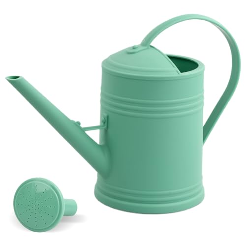 Regadera de 2 Litros Con Caño Largo para Plantas de Interior - Plástico Desmontable, Rociador de Agua Ligero, Botella de Riego para Flores y Suculentas