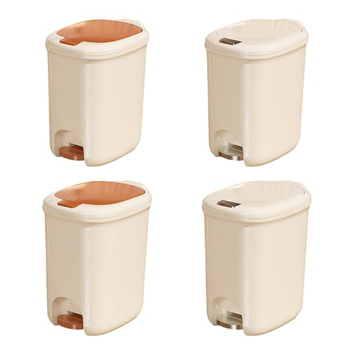 Caneca de basura rectangular con pedal 8/10L miniatura 6
