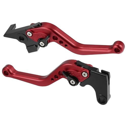 Levier de frein de moto pour Yamaha FZ6 Fazer 2004-2010 leviers réglables CNC rouge