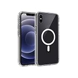 S. Tedazo Magnetic Case for iPhone Xs Max Case, [Wireless Charging] [Compatible with Magsafe] No Yel