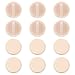Molain Powder Puff For Face Makeup Setting 12 PCS Mini Pressed Loose Powder Body Make Up Sponge Blending Applicator Cosmetics Small Velour Beauty Press Foundation Pads Wet And Dry Makeup