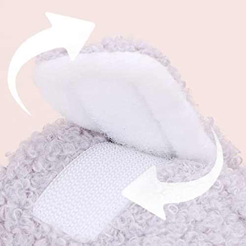 Baby Soft Fleece Booties Infant Slippers Socks Shoe Non Slip Toddler First Walk Winter Ankle Shoes3