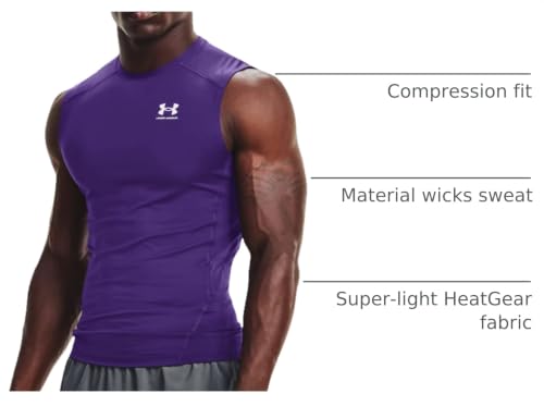 Image of Under Armour Men's HeatGear Compression Sleeveless T-Shirt
