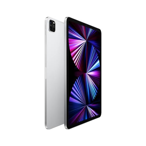 Image of Apple iPad Pro (3rd Generation, 11-inch, 2021), 128GB, Wi-Fi, Silver (Renewed)