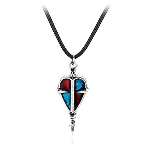 Davitu Anime Ao no Exorcist Blue Exorcist Cosplay Yukio Okumura Necklace College Badge Pendant statement Necklace - (Metal Color: women jewelry)