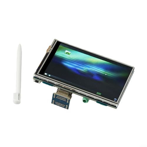 Pantalla LCD de 3.5 pulgadas para Raspberry Pi 4 Modelo B, compatible con 60 FPS de frecuencia de actualización de entrada, operación táctil y control de retroiluminación a través del botón físico