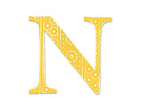 Sizzix Bigz Fustella Alfabeto Maiuscola, Sassy