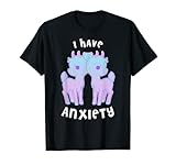 Photo Gallery t-shirt con ansia cool kawaii pastello goth style design maglietta Photo Gallery t-shirt con ansia cool kawaii pastello goth style design maglietta