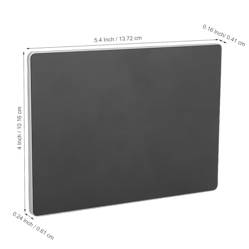 Garsent Trackpad USB Cablato, Mouse Touch Pad Cablato Grande con Gesti Multipli, Mouse Touchpad Portatile Sottile in Alluminio Adatto per Wins 11 10, per Computer OS X, Desktop, Laptop (BLACK)