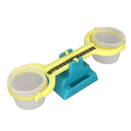 Sorandy Kids Balance Scale, Plastic Classroom Primary Bucket Balance Scale with Scale, Observation, and Estimation Skills, for Measuring Mass and Volume in Classroom or Home Use