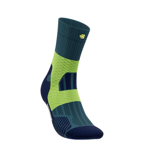 BAUERFEIND Trailrunning-Socken „Trail Run Mid Cut Socks“, Mittellange...