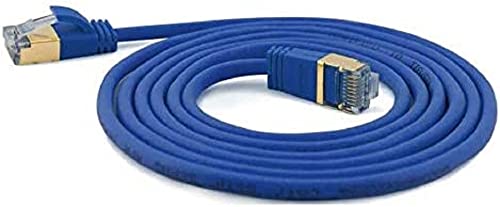 wantecWire 7137 Câble Patch avec Top Qualité Extra Fine Bleu