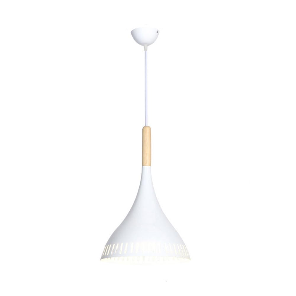 Lámpara colgante de metal minimalista E27 para estudio y comedor