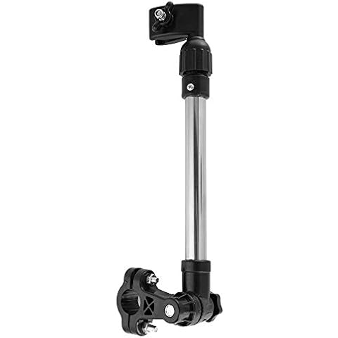 Easy to Install Multi-Functional Stainless Steel Umbrella Retractable Holder, MBC Umbrella Stand, 360 °Roated Wide Applicability for Bicycle Baby Stroller Cover