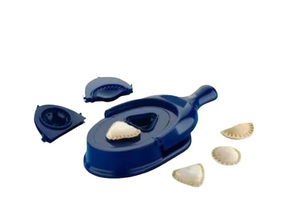 Upsilon 4-in-1 Multi-Purpose Food Processor Machine for Making Ghughra, Samosa, Kachori, Puri, Gujiya, Momos, Blue PACK OF 1