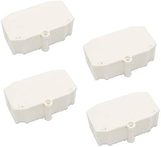 4 Pcs White Plastic Junction Box Cable Connector for Indoor and Outdoor Electrical Communications Fire Fighting Equipment