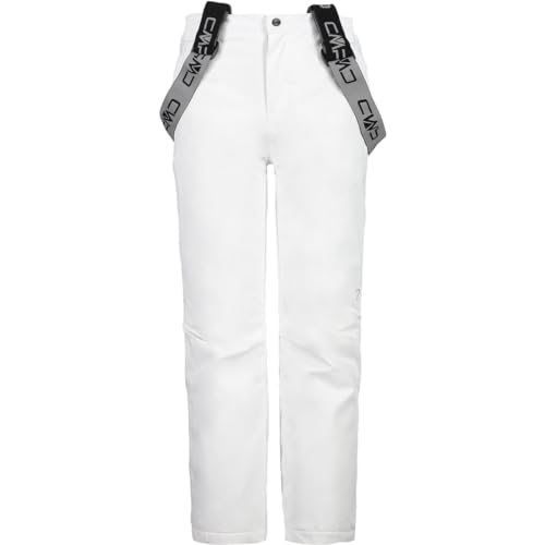Ginocchia preformate CMP Salopette Sci In Twill da Bambini, Bianco, 140