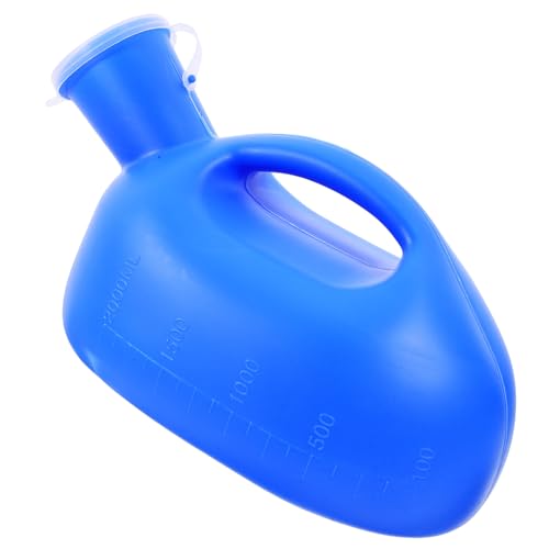 FOMIYES 2000ml Urinal Lid Portable Home Chamber Pot Odor-Proof for Elderly Children