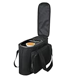 Coffee Maker Travel Bag | Portable Organizer Tote with Handles | Single Serve Portable space-saving design with portability, ensuring Bag | for Home Workplace Outdoor Camping Road Trip Hotel Vacation