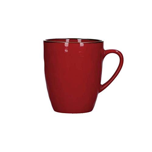 Rose et Tulipani Concerto - Plato llano (27 cm), color rojo Mug rojo Fuoco
