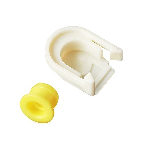 XYgdhqpt Transmission Shifter Bushing Set KV6Z7K340A and DG9Z7S004A - For Ford Shifter Linkage Bushing and shift cable cap - For Ford Edge, Escape, Fusion, Transit Connect, C-Max