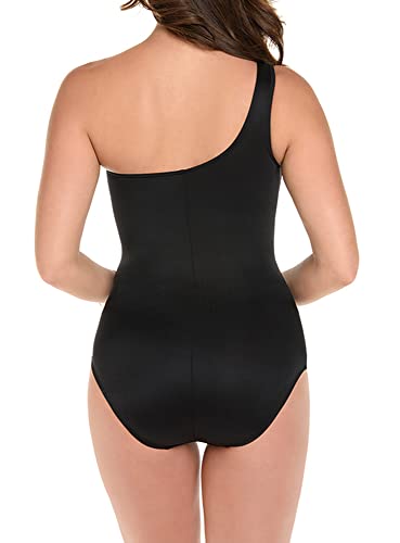 Miraclesuit Women's Slimming Swimwear JENA One Shoulder Tummy Control One Piece Swimsuit Bathing Suit3