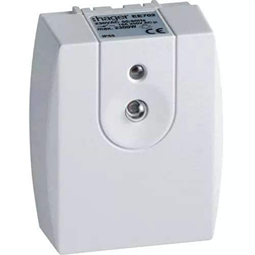 Hager Wall twilight switch with integrated cell, 1 switch, 16 A, Dane 7822, dane 9852