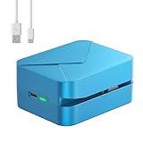 VAMODI Rechargeable Electric Letter Opener, Automatic Letter Opener Envelope Slitter, Universal Efficient Mail Envelope Openers with Safe Cutting and Portable Design for Office & Home Desks, Blue