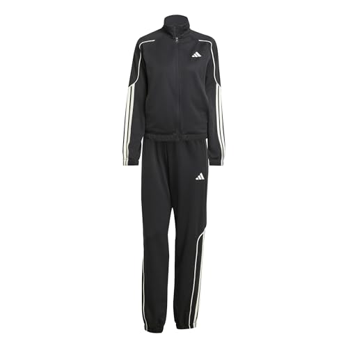 adidas Donna Stadium 3-Stripes Track Suit, black, S