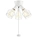 Lighting 380041OZ Industrial - 4W 3 LED Ceiling Fan Light Kit - with Utilitarian inspirations - 6.75 inches tall by 10.25 inches wide, Finish Color: Olde Bronze