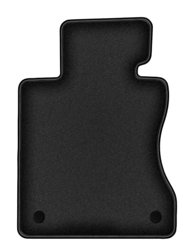 Tapis conducteur BMW 5 E60 berline 2003-2010 en polyamide avec fixations velcro