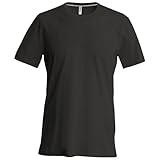 Kariban Mens Slim Fit Short Sleeve Crew Neck T-Shirt
