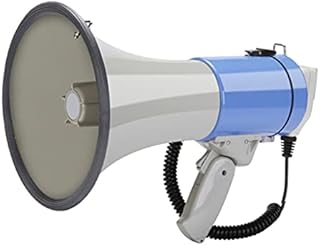 Outdoor Handheld Megaphone Speaker Booth 50W High Power Recordable Loudspeaker Tweeter
