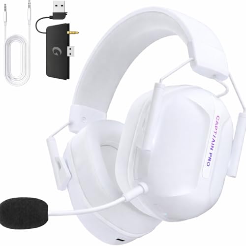 Image of RYR Wireless Gaming Headset Full White