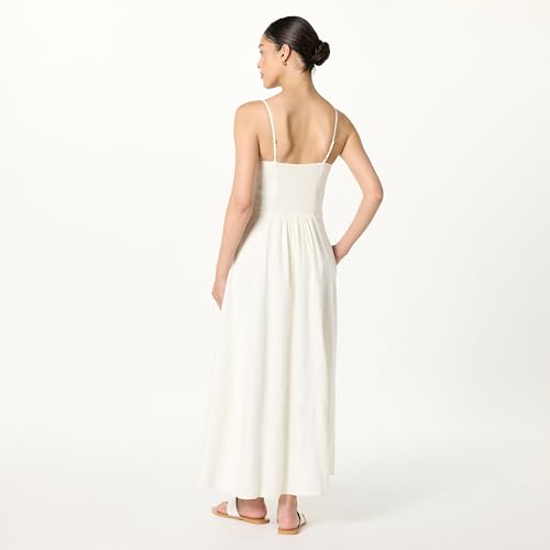 The Drop Women's Luna Scoop Neck Linen Maxi Dress2