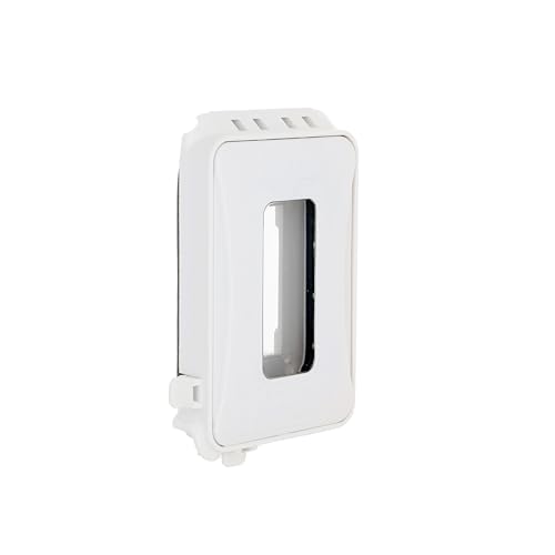 TAYMAC ML500W Single-Gang Mount 16-in-1 Flat Nonmetallic Weatherproof Vertical/Horizontal 1-Pack White