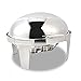 Platos Para Calentar Alimentos Catering Acero inoxidable Redondo Chafing Plato Buffet Plato Calentador Rollo Top Tapa 9L Platos Buffet Calentador de Alimentos ( Color : Silver , Size : 46x48x64cm )