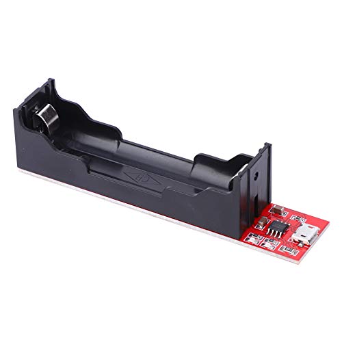 Entatial Chargeur, Chargeur de Batterie au Lithium, Module de Chargeur 18650 utile Composants électroniques Stables 2 pièces pour TEC4056 TP4056 Courant à 3 Vitesses Cover