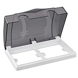 Watreketal 86-Typ Wandschalterabdeckung Spritzwassergeschützte Box 2-Gang Steckdosenabdeckungen Wandmontierte...