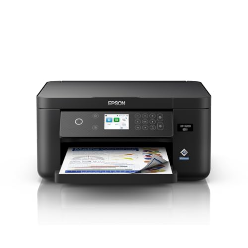 Epson Expression Home XP-5200 Wireless Color All-in-One Printer with Scan, Copy,...