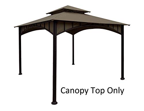 APEX GARDEN Replacement Canopy Top CAN ONLY FIT for Model #D-GZ136PST-N Summer Breeze Soft Top Gazebo (Canopy Top Only) (Tan)