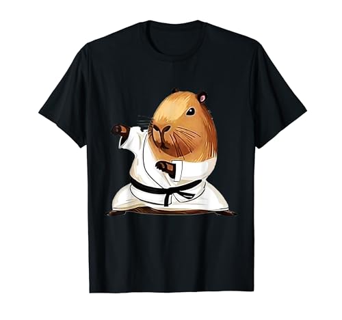 Love Capybara Women Wildlife Giraffe Lover Tee para niños y niñas Camiseta
