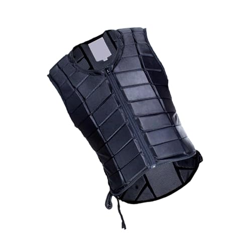 INACMWIH Chaleco de Equitación Acolchado Negro, Talla M