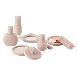 Arudyo Silicone Makeup Set Pretend Play Toys Silicone Makeup Kit for Girls (Pink)